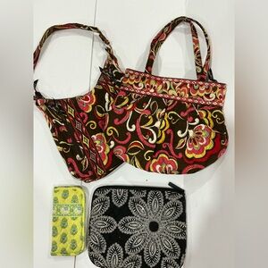 Vera Bradley Multicolor Floral and Geometric Bags lot